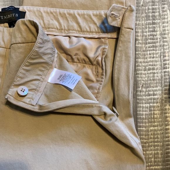 TALBOTS- “Chatham” women khaki pants-size 10 - Picture 4 of 7
